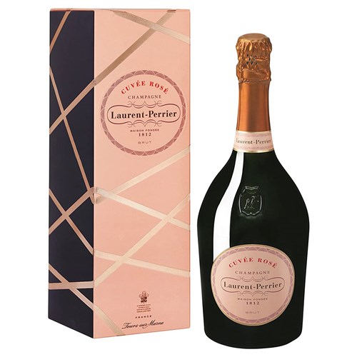 Laurent Perrier Cuvee Rose Gift Boxed Champagne 75cl - Top Choice